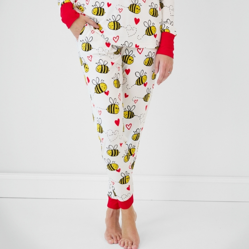 NIB Little Sleepies Bee Mine Women's Pajama Pants - S